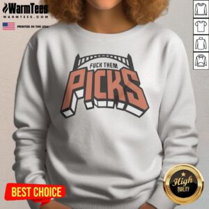 Original New York Knicks F Them Picks sweatshirt featuring bold graphic design and comfortable fit.