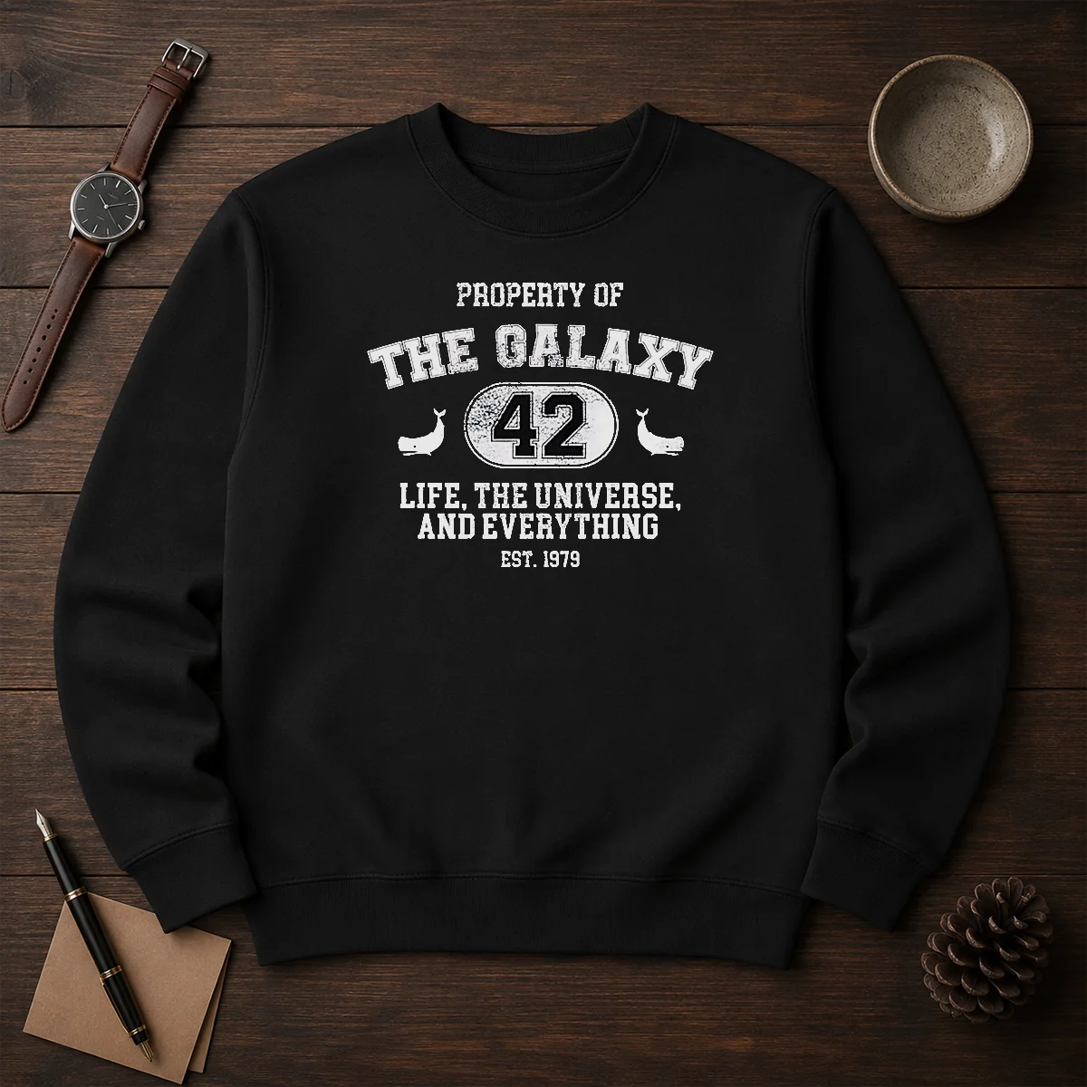 Original Property Of The Galaxy 42 Life The Universe And Everything Est 1979 Sweater