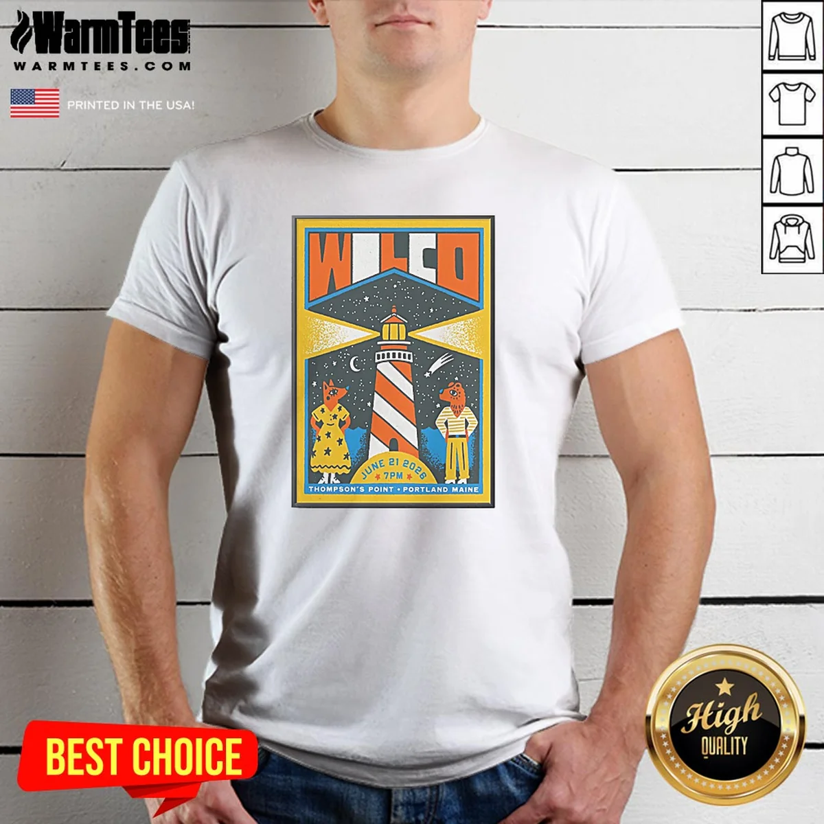 Original Wilco In Portland Maine On Shirt Original Wilco In Portland Maine On Shirt