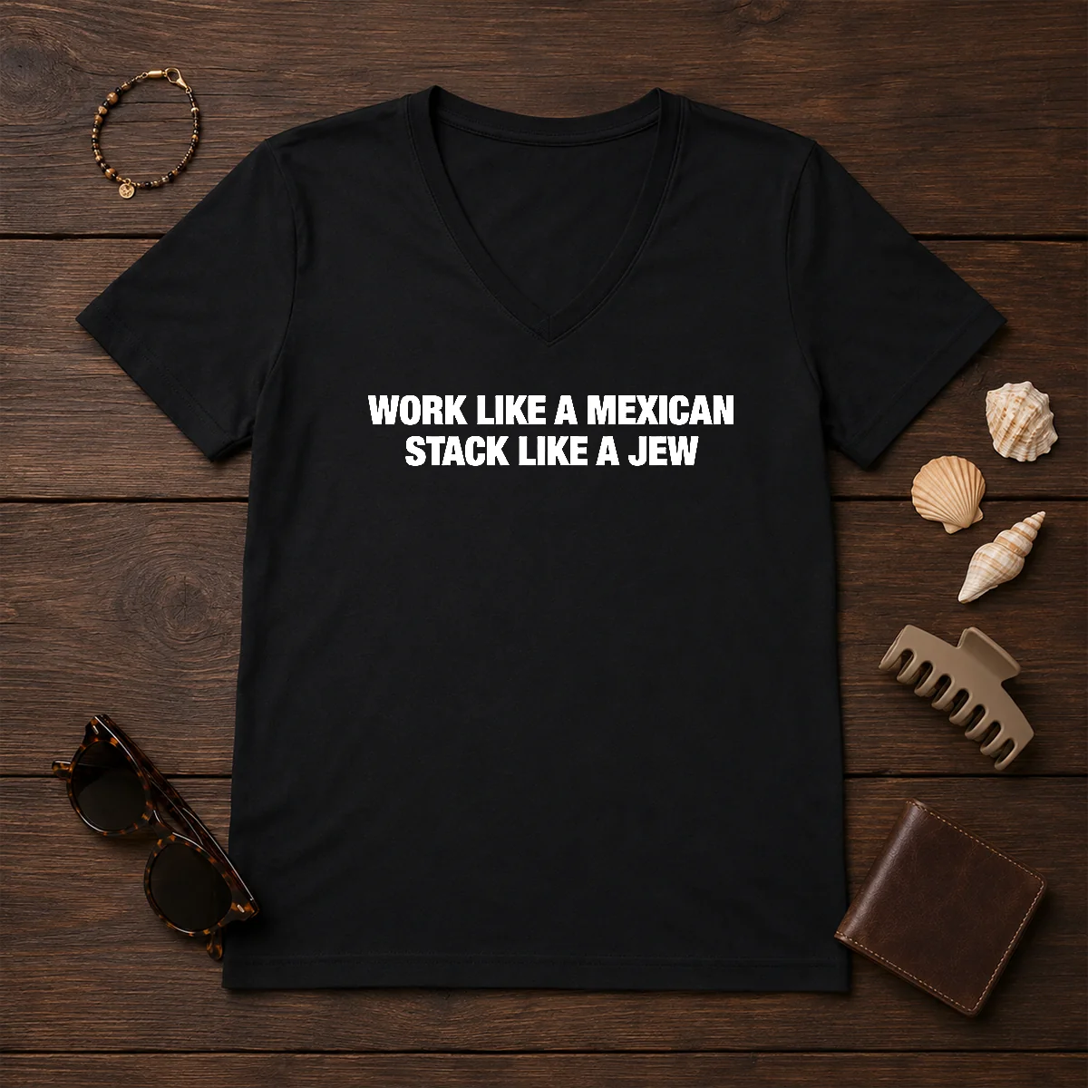 Original Work Like A Mexican Stack V-Neck Shirt Original Work Like A Mexican Stack V-Neck Shirt