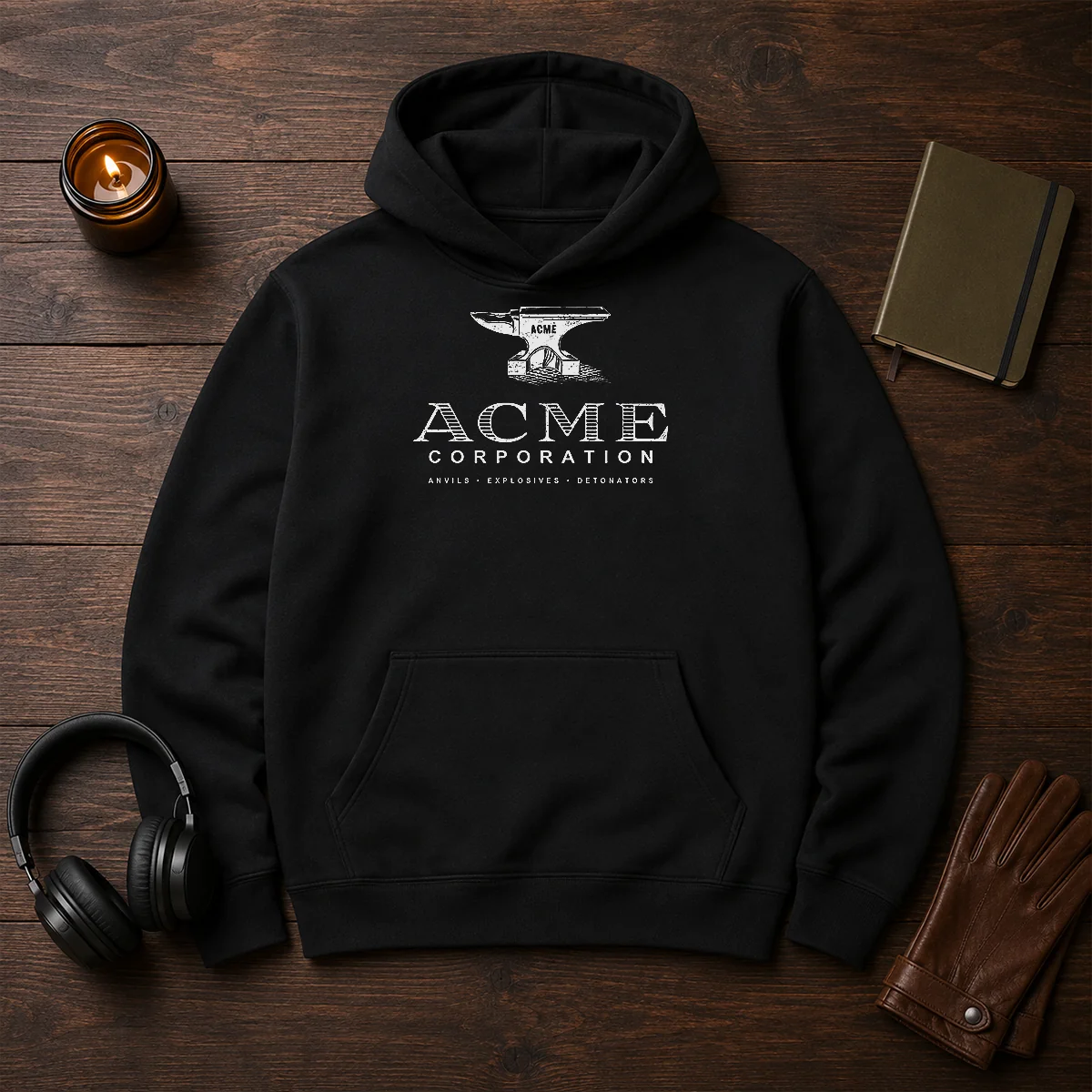 Premium ACME Corporation Anvils Explosives Detonators Hoodie