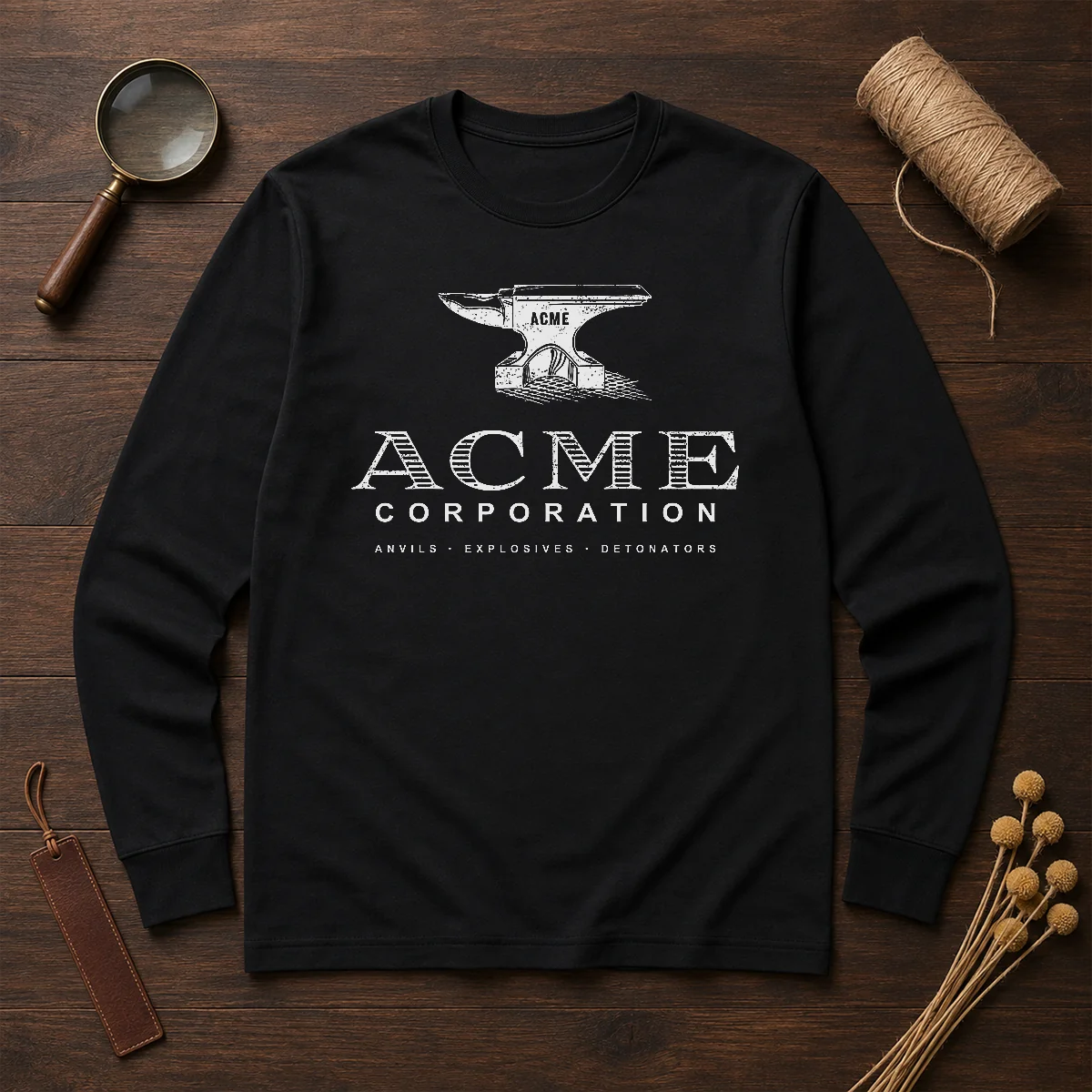 Premium ACME Corporation Anvils Explosives Detonators Long Sleeve Shirt