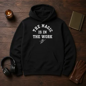 Premium Ben Stiller Jalen Brunson The Magic Is In The Work Signature Hoodie