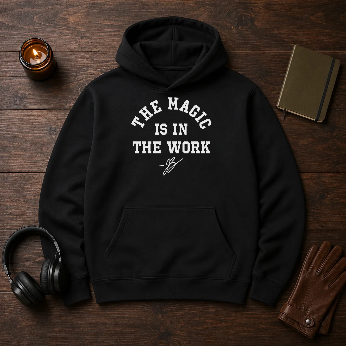 Premium Ben Stiller Jalen Brunson The Magic Is In The Work Signature Hoodie
