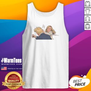 Premium Kamala Harris Slap Trump Meme Tank Top