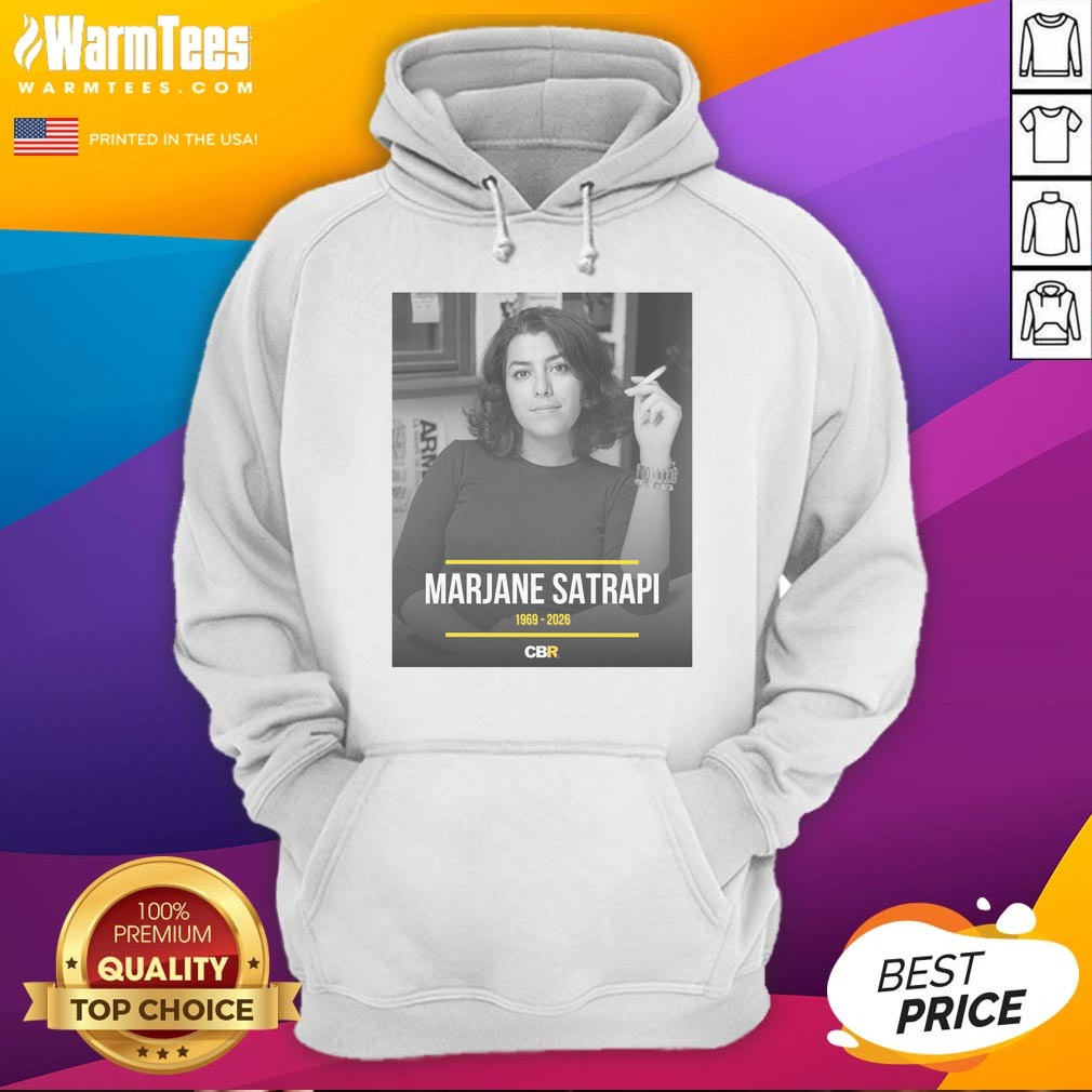 Premium Marjane Satrapi French Iranian Artist Author And Filmmaker Dies At 56 Memorial Tribute shirt on Hoodie Premium Marjane Satrapi French Iranian Artist Author And Filmmaker Dies At 56 Memorial Tribute shirt shown as a hoodie preview