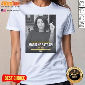 Premium Marjane Satrapi French Iranian Artist Author And Filmmaker Dies At 56 Memorial Tribute ladies tee on display