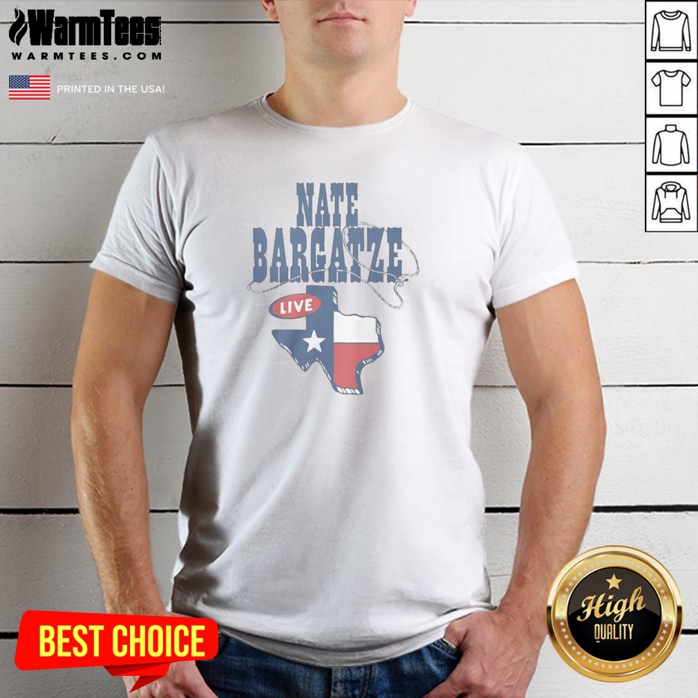 Premium Nate Bargatze Texas Shirt Premium Nate Bargatze Texas Shirt