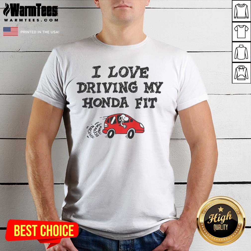 Premium Snoopy Love Driving My Honda Fit Shirt on Classic Shirt Premium Snoopy Love Driving My Honda Fit Shirt shown as a classic shirt preview