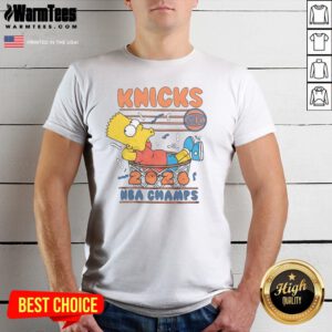 Premium The Simpsons Bart X Knicks 2026 NBA Champs
