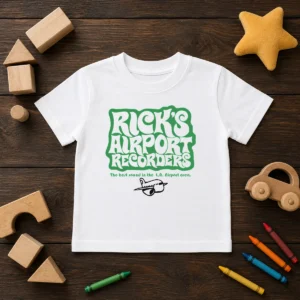 Premium Tom Petty Rick'S Airport Recorders The Best Round Kids T-Shirt