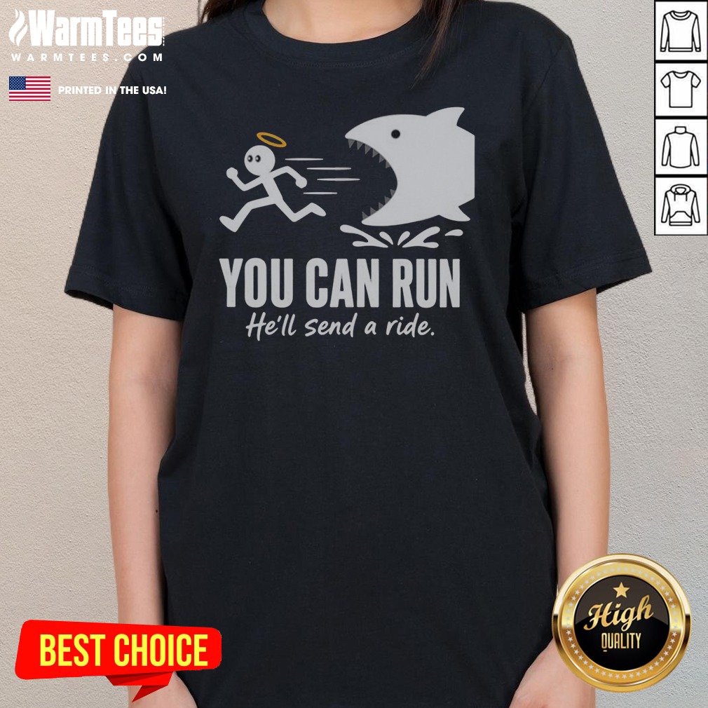 Pretty Angel Fleeing From Shark You Ladies Shirt Pretty Angel Fleeing From Shark You Ladies Shirt