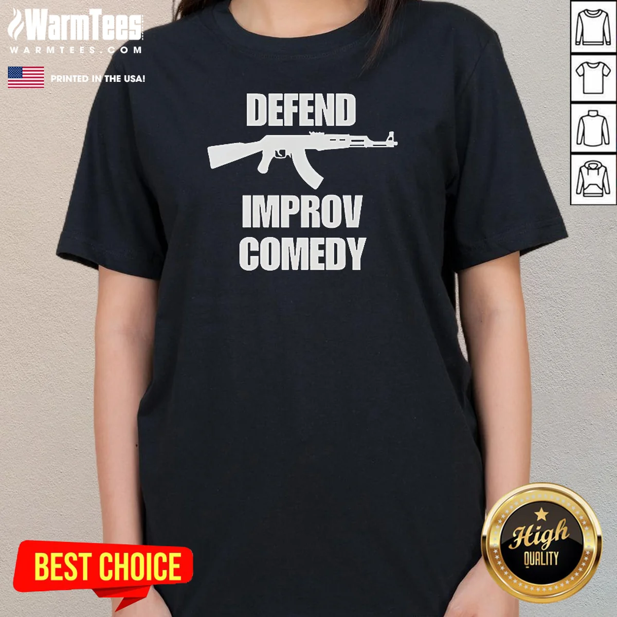 Pretty Defend Improv Comedy Ladies Shirt Pretty Defend Improv Comedy Ladies Shirt