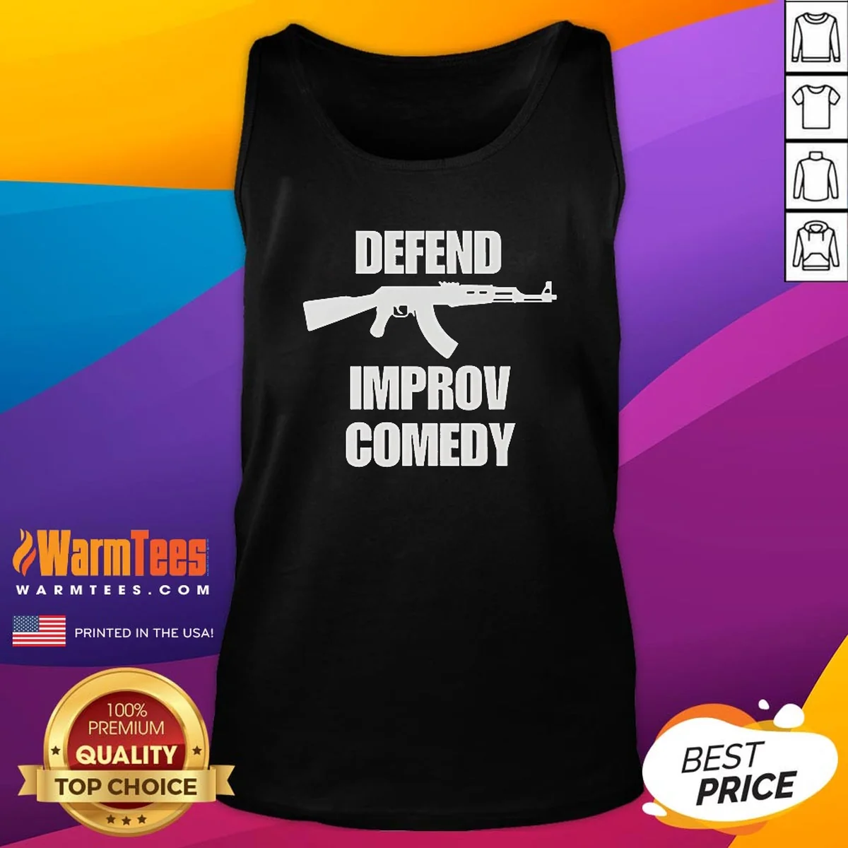 Pretty Defend Improv Comedy Tank Top Pretty Defend Improv Comedy Tank Top
