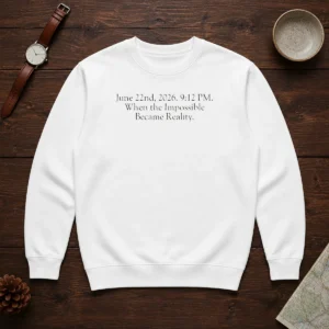 Pretty June 22nd 2026 9 12 PM When The Impossible Became Reality Sweater