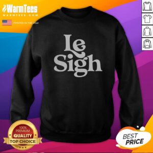 Pretty Le Sigh sweatshirt in soft fabric with classic fit and ribbed cuffs