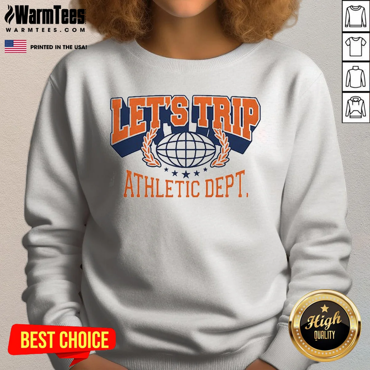 Pretty Lets Trip Athletic Dept Go Sports Sweatshirt