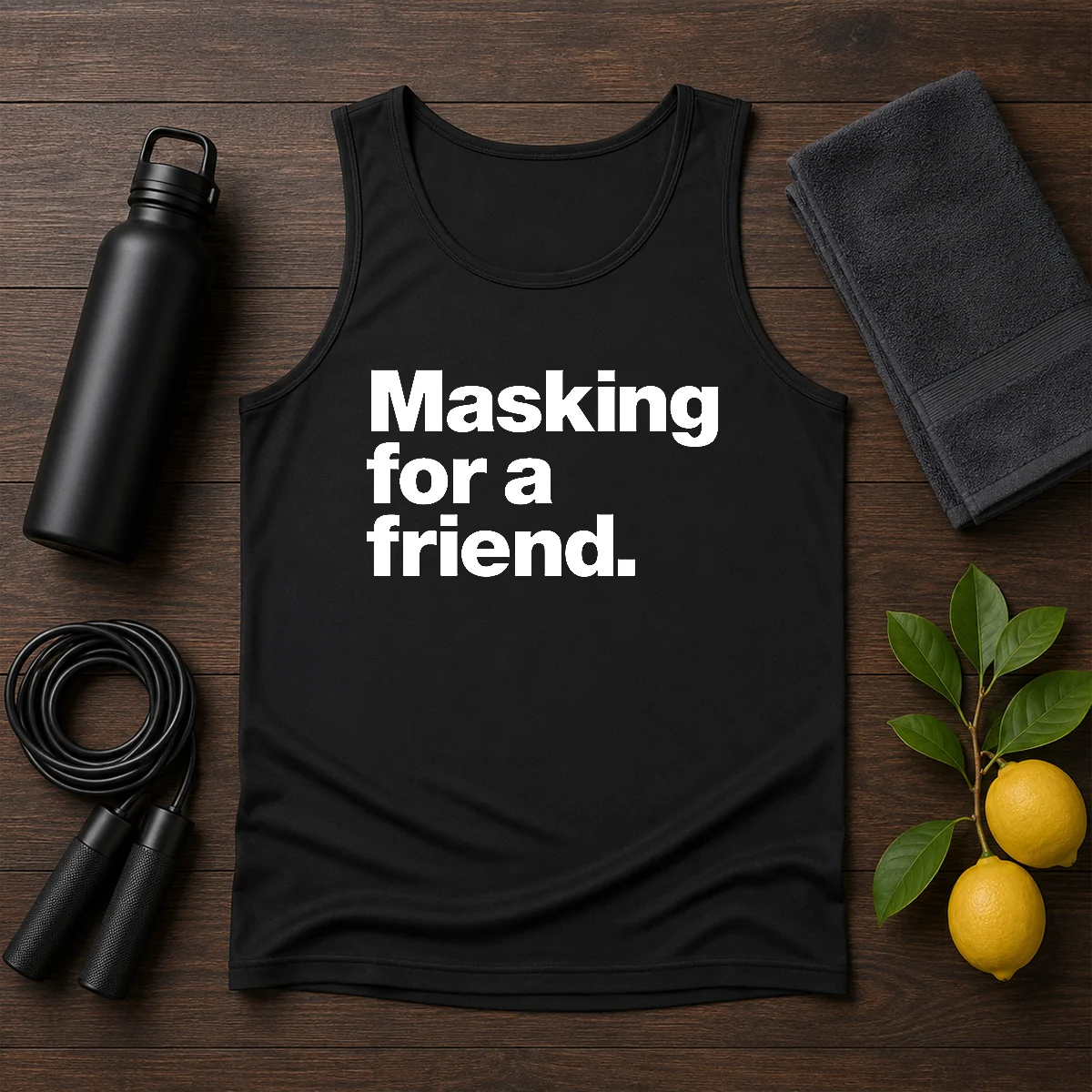 Pretty Masking For A Friend Tank Top