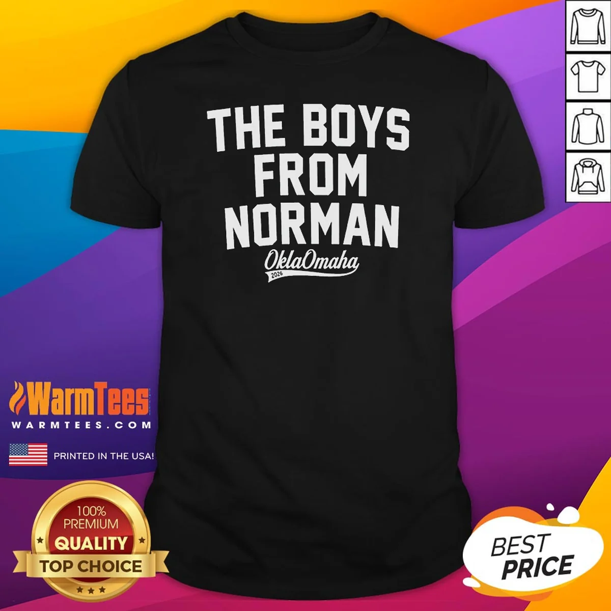 Pretty Oklahoma The Boys From Norman Shirt Pretty Oklahoma The Boys From Norman Shirt