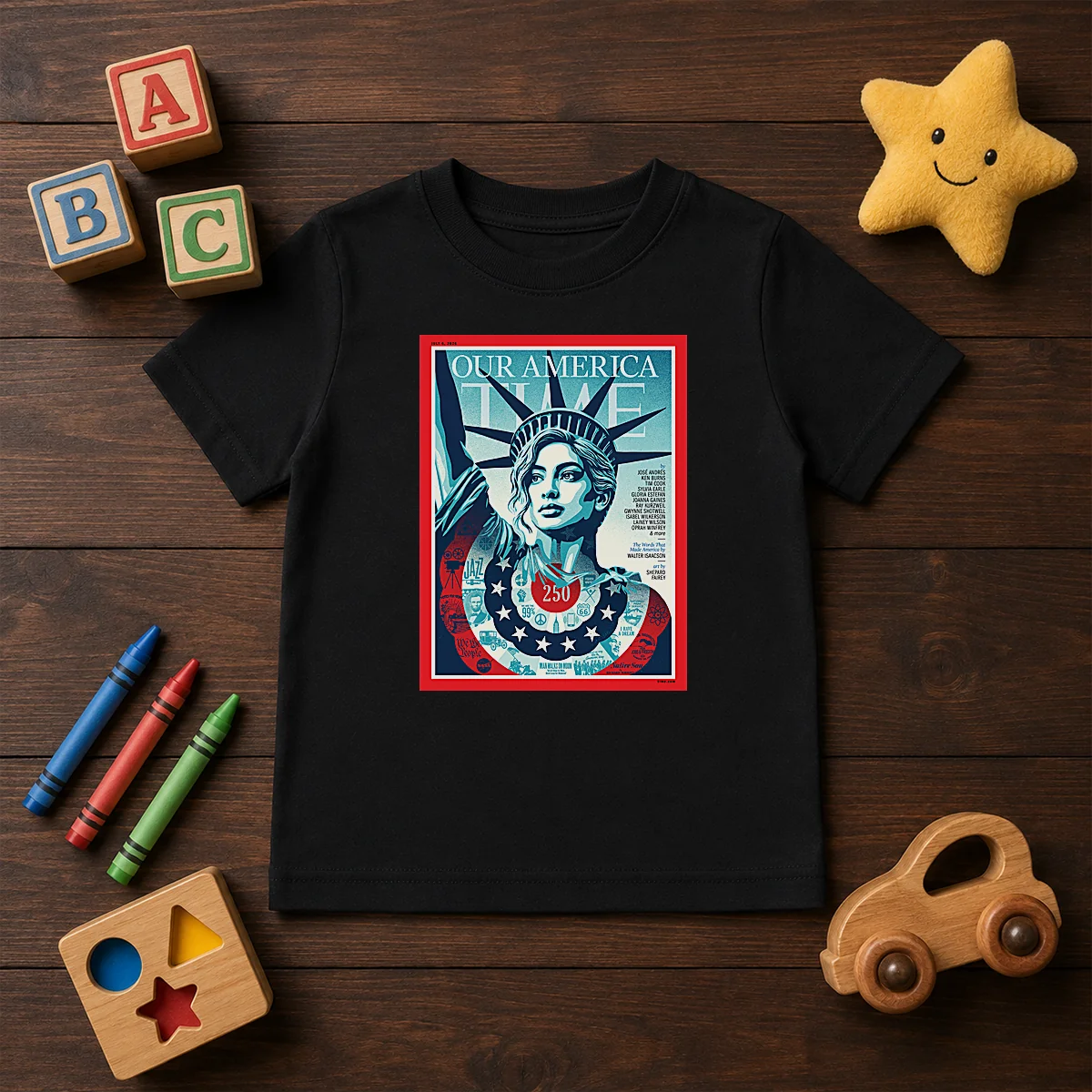 Pretty Our America Time Magazine July 6 2026 Kids T-Shirt
