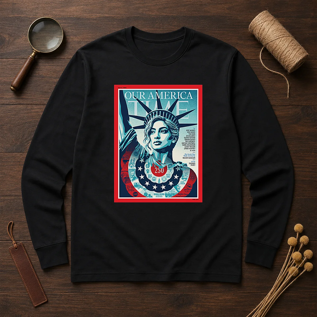 Pretty Our America Time Magazine July 6 2026 Long Sleeve Shirt