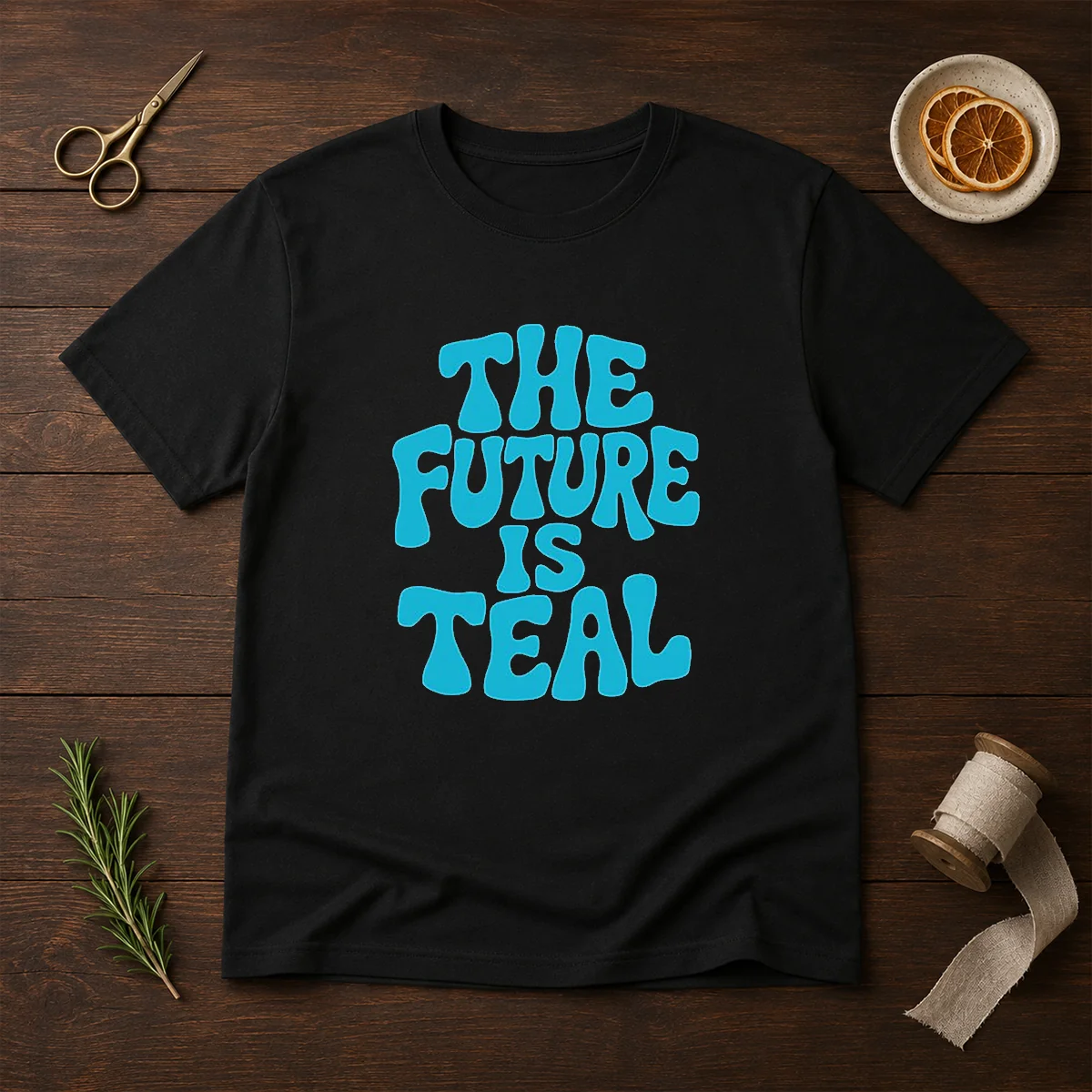 Pretty The Future Is Teal Shirt Pretty The Future Is Teal Shirt