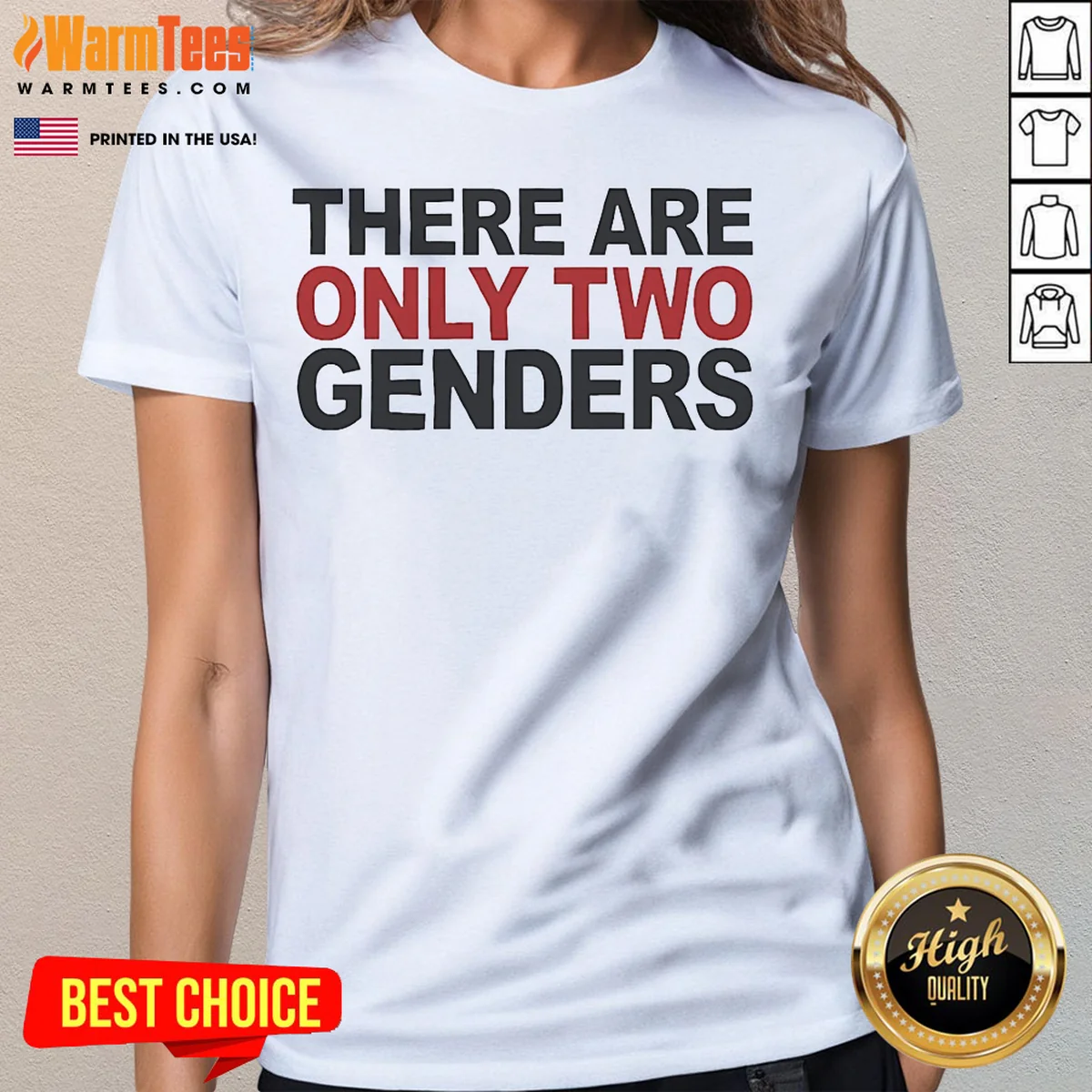 Pretty There Are Only Two Genders Ladies Shirt Pretty There Are Only Two Genders Ladies Shirt