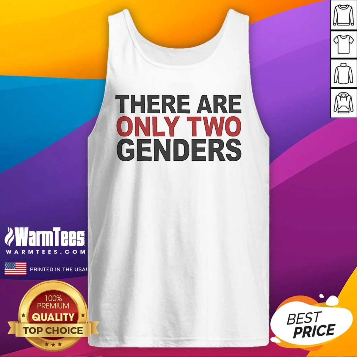 Pretty There Are Only Two Genders Tank Top