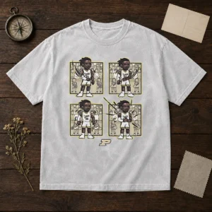 Top Basketball Purdue The Lance Dance Lance Jones Washed T-Shirt