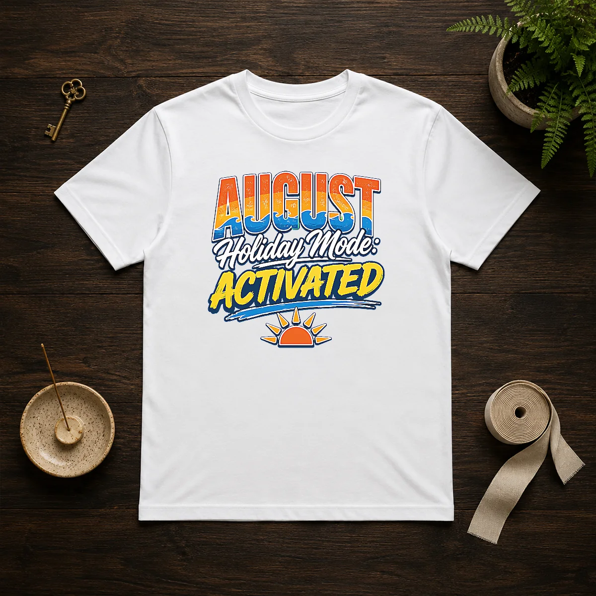 Awesome August Holiday Typography For Summer Shirt Awesome August Holiday Typography For Summer Shirt