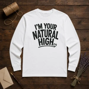 Awesome Dopamine Love Quote Line Art For Couples Long Sleeve Shirt