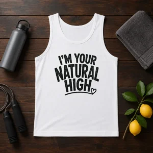 Awesome Dopamine Love Quote Line Art For Couples Tank Top