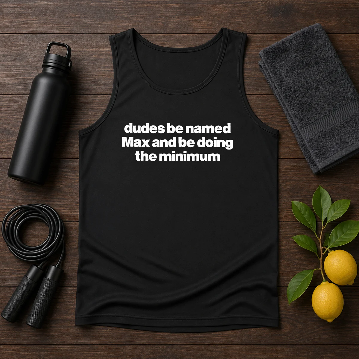 Awesome Dudes Be Named Max And Be Doing The Minimum Tank Top