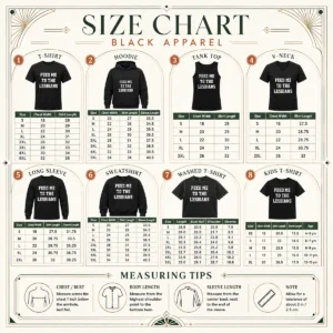 Size chart for Awesome Feed Me To The Lesbians Lesbian Slogan with measurements in inches and cm