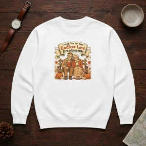 Awesome Grandparents Day Vintage Gratitude Family Sweater