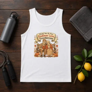 Awesome Grandparents Day Vintage Gratitude Family Tank Top