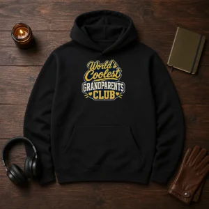 Awesome Grandparents Day Worlds Coolest Club Vector Hoodie