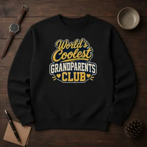Awesome Grandparents Day Worlds Coolest Club Vector Sweater