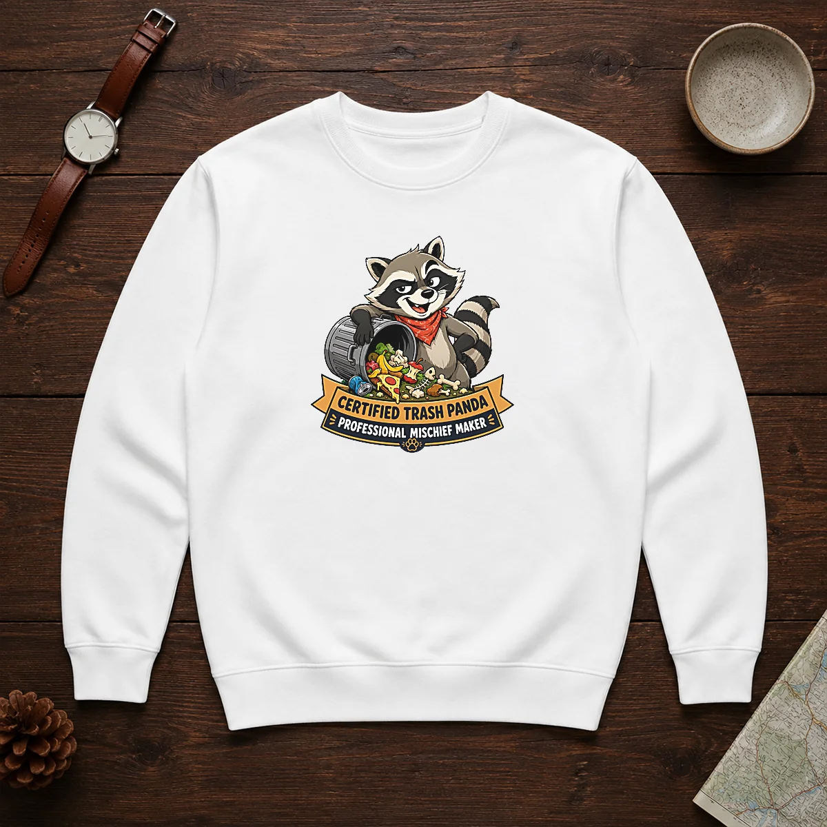 Awesome Jimothy Trash Panda Funny Humor Vector Sweater