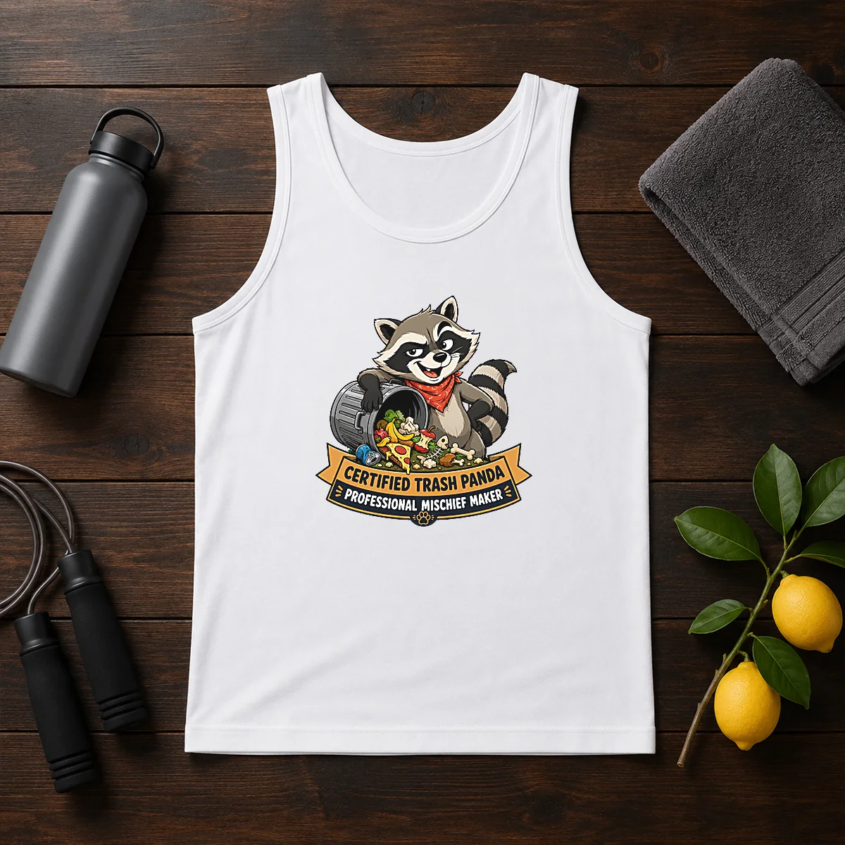 Awesome Jimothy Trash Panda Funny Humor Vector Tank Top
