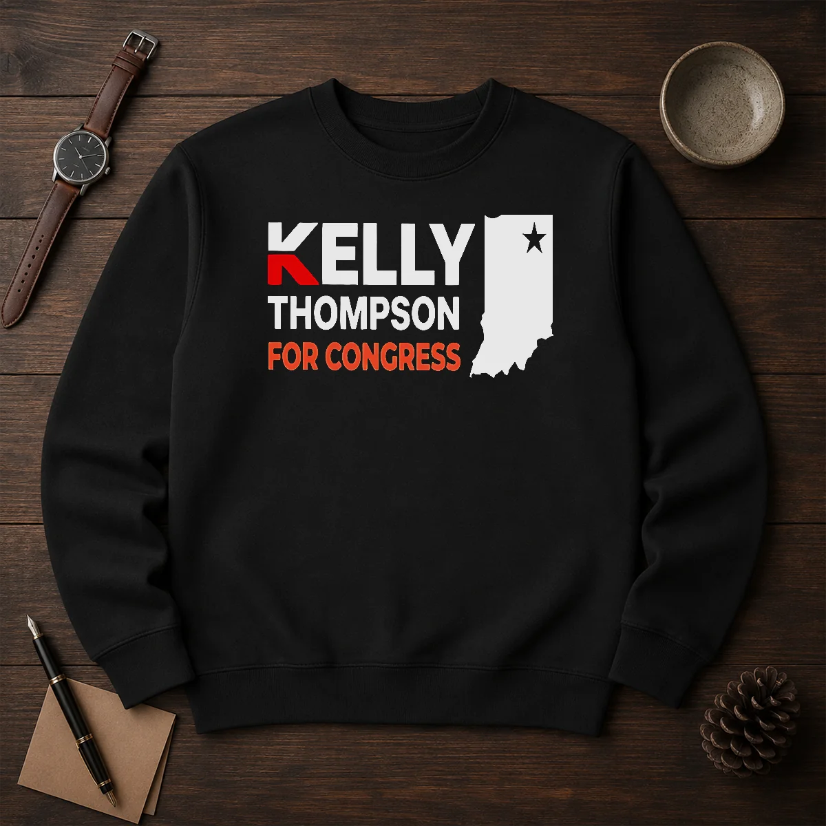 Awesome Kelly Thompson For Congress Sweater