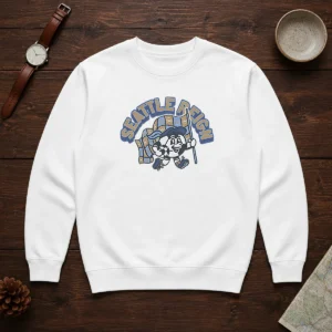 Awesome Kid'S Seattle Reign Soccer Player Blue Sweater