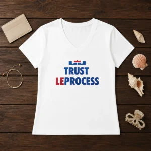 Awesome Lebron James Philadelphia 76ers Trust The Process NBA Basketball V-Neck Shirt
