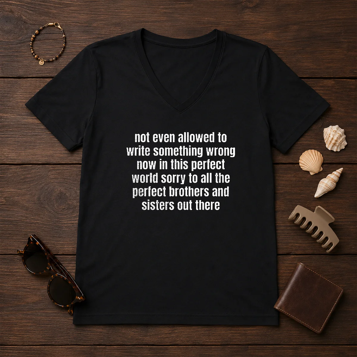 Awesome Not Even Allowed To Write V-Neck Shirt Awesome Not Even Allowed To Write V-Neck Shirt