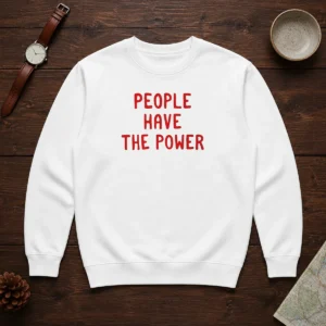 Awesome People Have The Power Patti Smith Song Lyrics Protest Movement Sweater