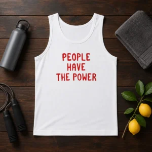 Awesome People Have The Power Patti Smith Song Lyrics Protest Movement Tank Top