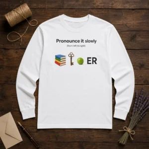 Awesome Pronounce It Slowly From The Right To Left Long Sleeve Shirt