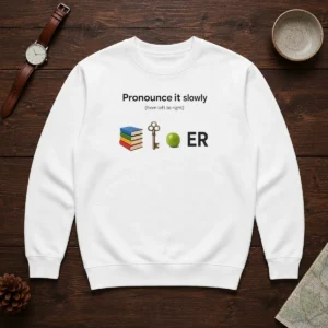 Awesome Pronounce It Slowly From The Right To Left Sweater