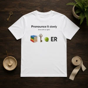 Awesome Pronounce It Slowly From The Right To Left t shirt featuring bold text design on a comfortable cotton tee