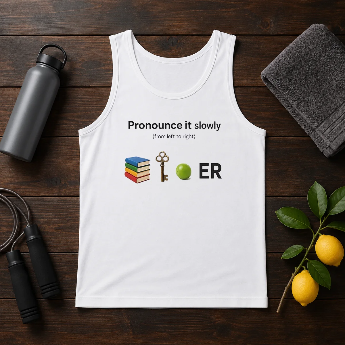 Awesome Pronounce It Slowly From The Right To Left Tank Top